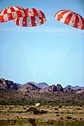 NASA Orion Capsule Parachute Assembly System test at U.S. Army Yuma Proving Ground