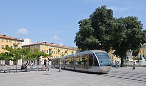 Nice tramway place Garibaldi