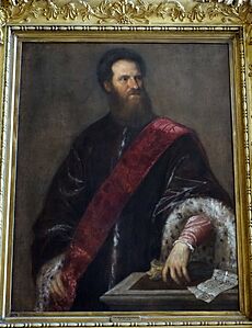 Nicolò Zen (1515-1565) by Titian, 1560-1565, oil on canvas - Saloon - Kingston Lacy - Dorset, England - DSC03492