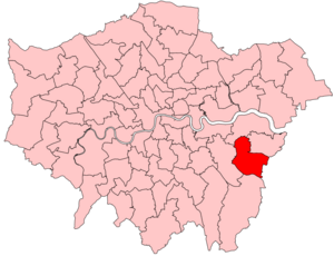 Old Bexley and Sidcup 2023 Constituency.svg