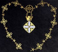 Order of Merit of the Italian Republic grand cross collar badge (Italy 1954-1960) - Tallinn Museum of Orders
