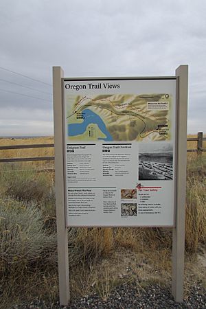 Oregon Trail Wayside in Hagerman Fossil Beds National Monument