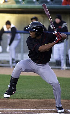Oscar Taveras on September 15, 2011