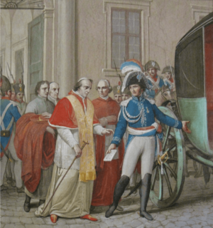 Pie VII Arrestation par le Général Radet