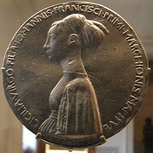 Pisanello, Medaglia di Cecilia Gonzaga, 2011