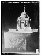 Plaster scale model ca.1910