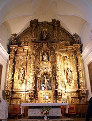 Retablo mayor de la iglesia de Santo Domingo de Guzmán de Campaspero