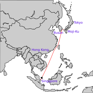 Route of operation Kita