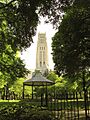 Sakura-Park-New-York-with-Riverside-Church