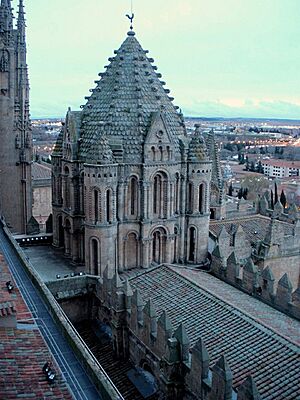 Salamanca - Catedral Vieja, exteriores 15 (Torre del Gallo)