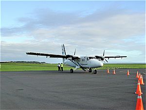 Samoa - flight from Apia to Niue