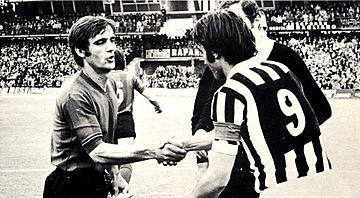 Serie A 1974-75 - Ternana vs Juventus - Fernando Benatti e Pietro Anastasi