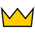 Simple gold crown
