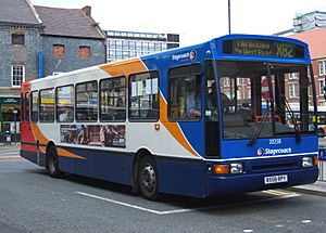Stagecoach in Newcastle bus 20258 Volvo B10M Northern Counties Paladin barrel style R558 RPY in Newcastle