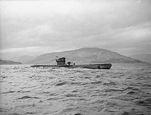 The Submarine Hm Graph - Ex-u-boat 570. 20 April 1943, Holy Loch, the German Submarine U 570 Which Was Captured and Renamed HMS Graph. in 1941 a Hudson Aircraft Forced the U-boat To Surrender on the Surface, Un A16044