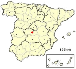 Toledo, Spain location