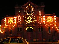 United Kingdom Leicester Belgrave Rd Diwali Lights 2006