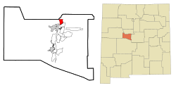 Location of Bosque Farms, New Mexico