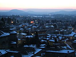 Mendrisio during the winter