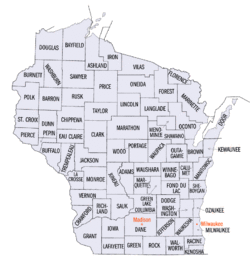 Wisconsin-counties-map