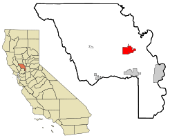 Location in Yolo County and the state of California