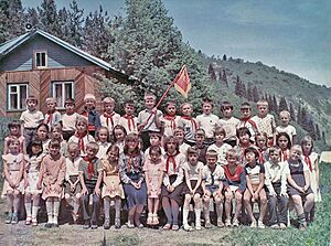 Young Pioneers in Kazakh SSR