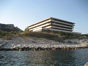 Yugoslaw Army destroyed this Hotel in Kupari, Croatia