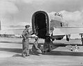 115 Squadron Lancaster Mark II missing rear turret 1943 IWM CE 79