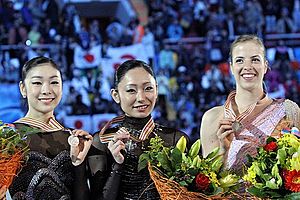 2011 World Championships Ladies Podium