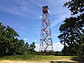 2014-08-29 11 34 32 The fire tower on top of Apple Pie Hill in Wharton State Forest, Tabernacle Township, New Jersey