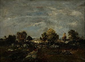 A heath scene at Fontainebleau - Google Art Project