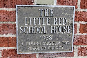 Agriculture Vocational Building - Little Red School House - Living Museum plaque