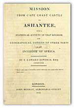 BODWICH(1819) Mission from Cape Coast Castle to Ashantee