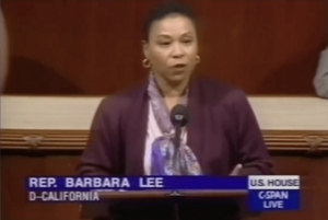 Barbara Lee during debate on impeaching Bill Clinton (December 19, 1998) 02