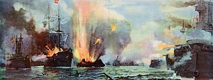 Battle of Manila Bay by J. G. Tyler