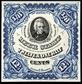 Beer revenue stamp proof single 1871