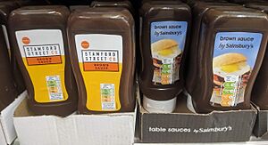 Brown Sauce in Sainsbury's
