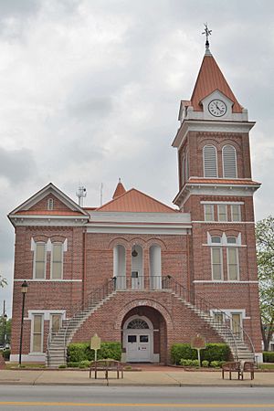 Burke County courthouse in Waynesboro, Georgia
