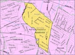 Census Bureau map of Rochelle Park, New Jersey