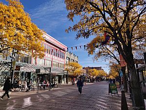 Church Street Marketplace in autumn