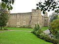Colchester castle, rear side