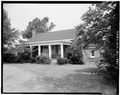Context view from southeast - David Graves House, County Highway 40 at County Highway 37, Burkville, Lowndes County, AL HABS ALA,43-BURK.V,2-1