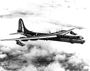 Convair B-36 Peacemaker in flight