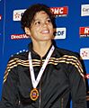 Coralie Balmy lors des Championnats de France en petit bassin 2012
