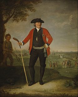 David Allan - William Inglis, c 1712 - 1792. Surgeon and Captain of the Honourable Company of Edinburgh Golfers - Google Art Project
