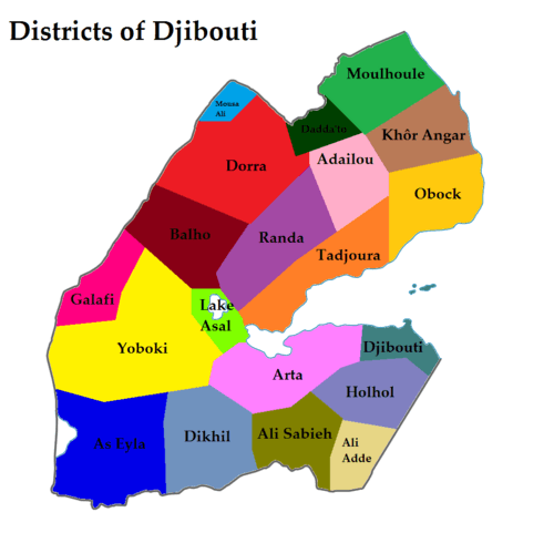 Districts of Djibouti