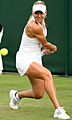 Elena Vesnina at the 2009 Wimbledon Championships 03 (cropped)