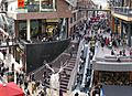 Escalators at cabot circus in bristol arp