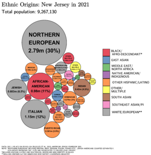 Ethnic Origins in New Jersey