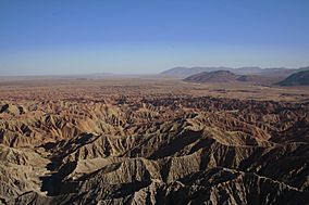 View of the park's desert landscape from Font's Point